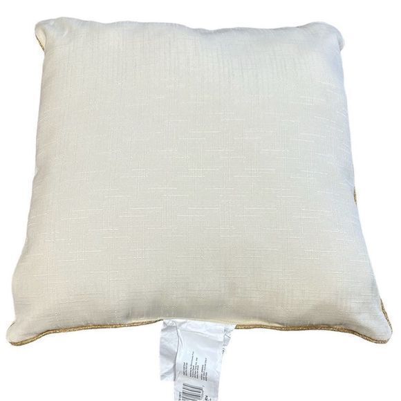 NWT Embroidered Christmas Nutcracker "Good Tidings" Welted Indoor Pillow Green - Picture 2 of 5